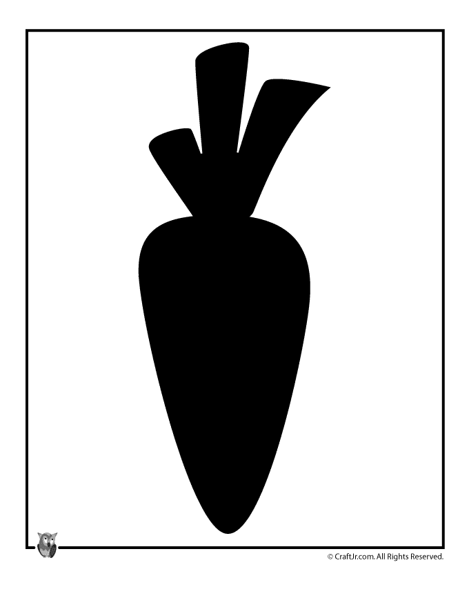 Easter Carrot Shape Woo! Jr. Kids Activities