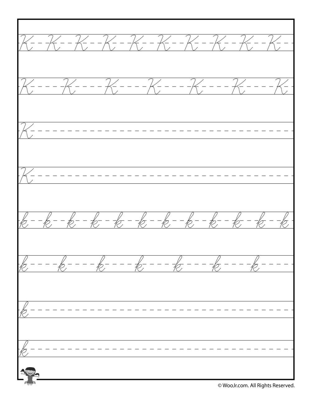 Letter K Woo! Jr. Kids Activities