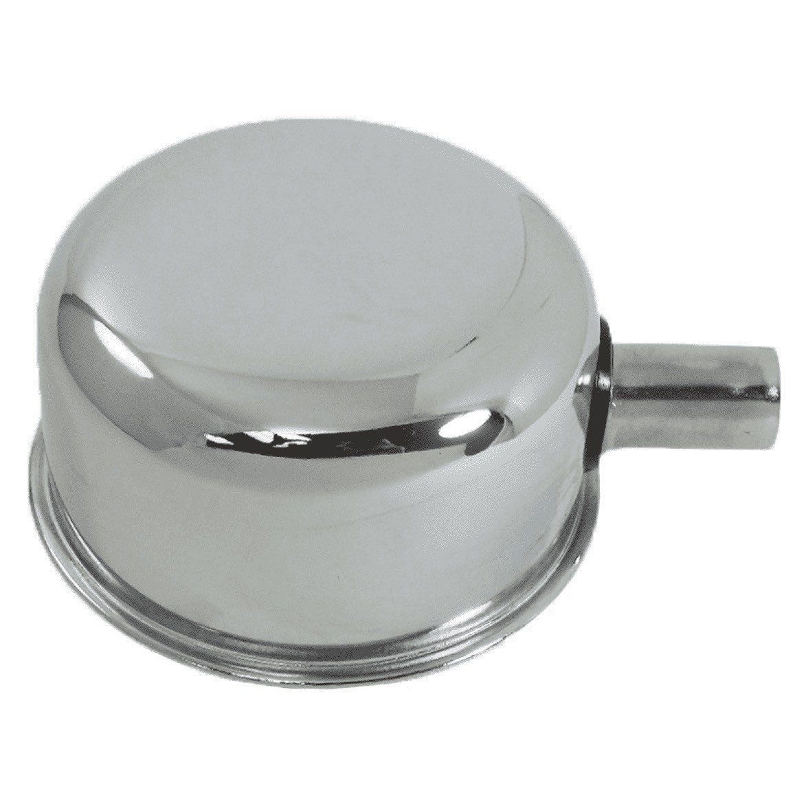 Chrome Valve Cover Breather With Tube 1" Neck PushIn / PushOn