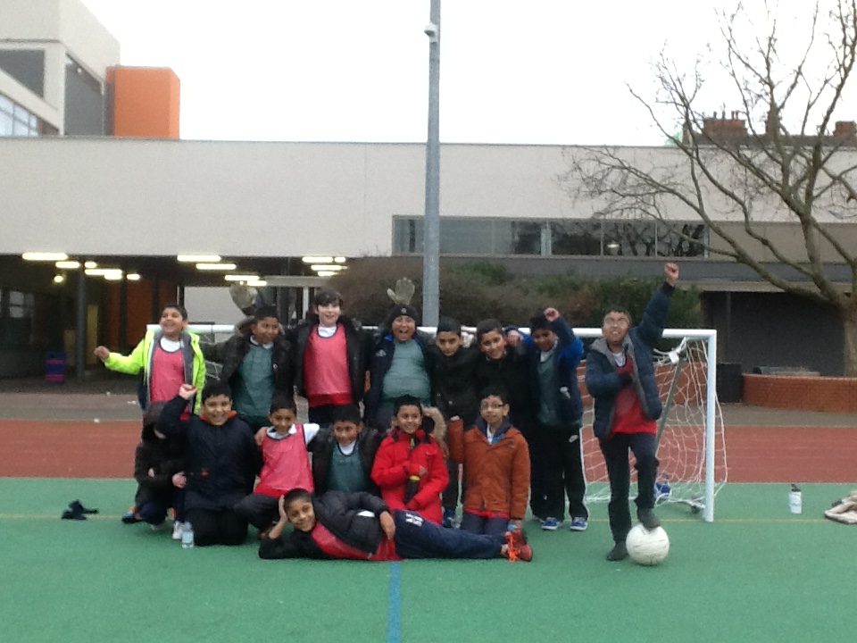 Y5 Football tournament the boys! Woolmore Primary School