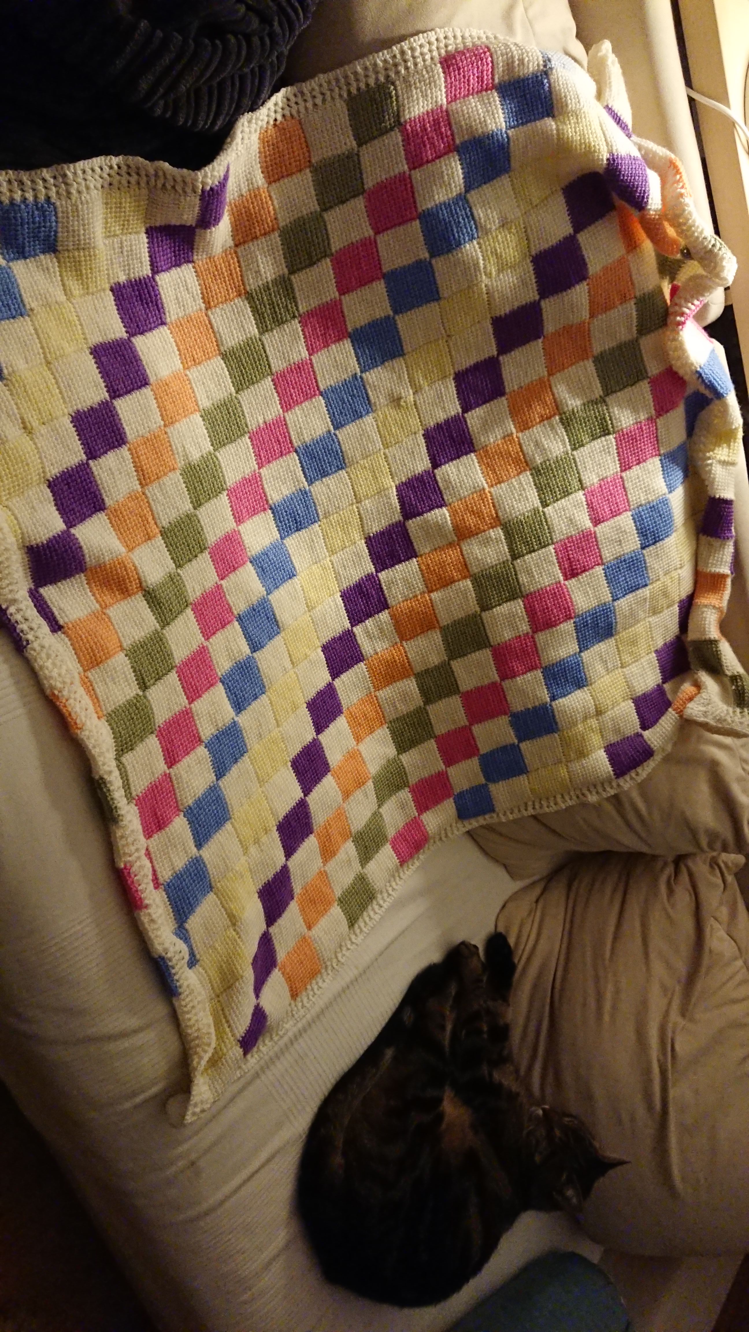 Babydecke Entrelac WOOLPLACE