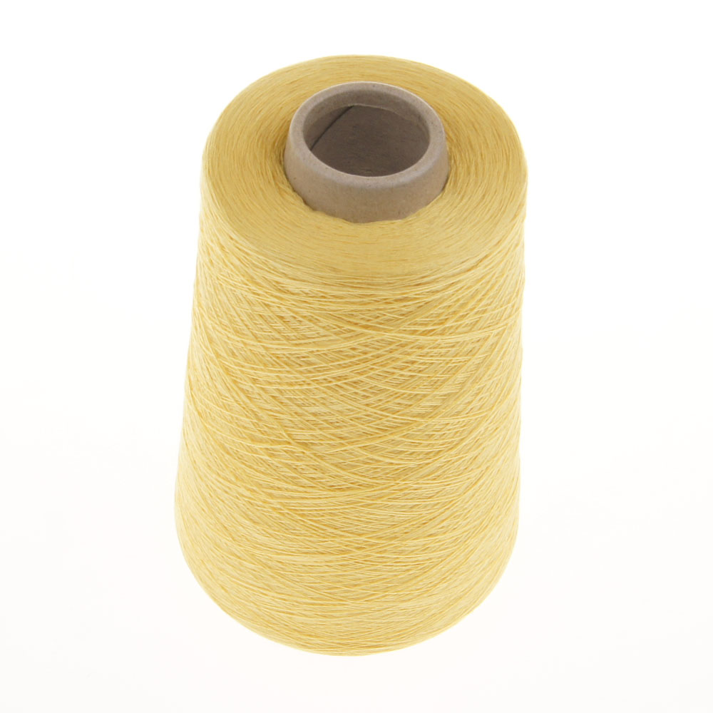 111. Spun Silk Yarn Yellow 4545
