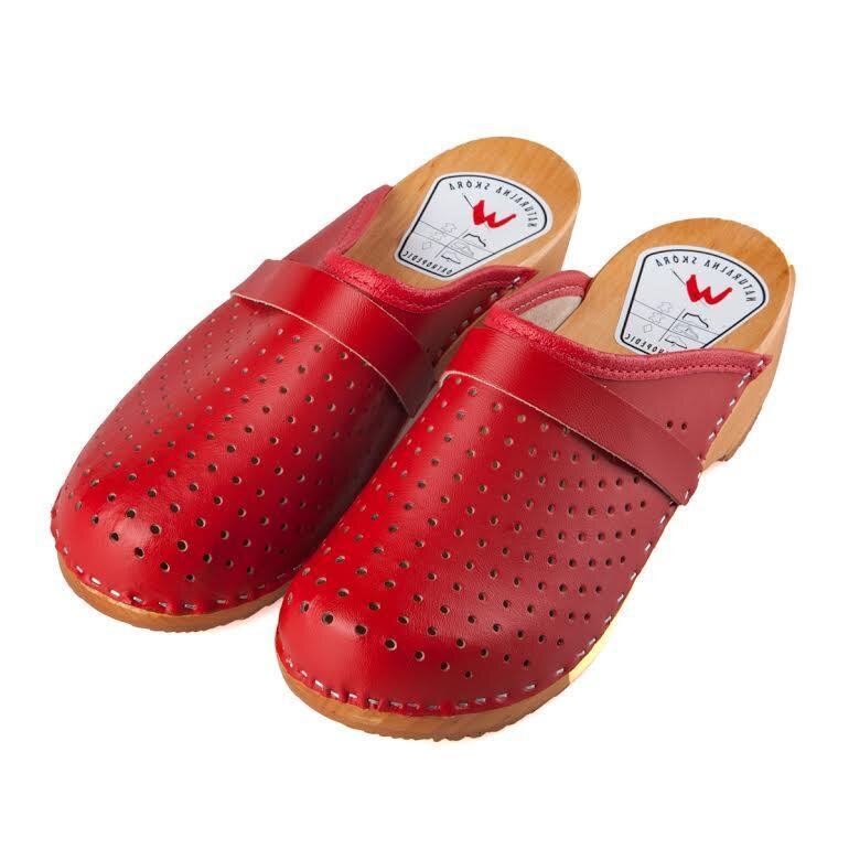 Women orthopedic Clogs Red