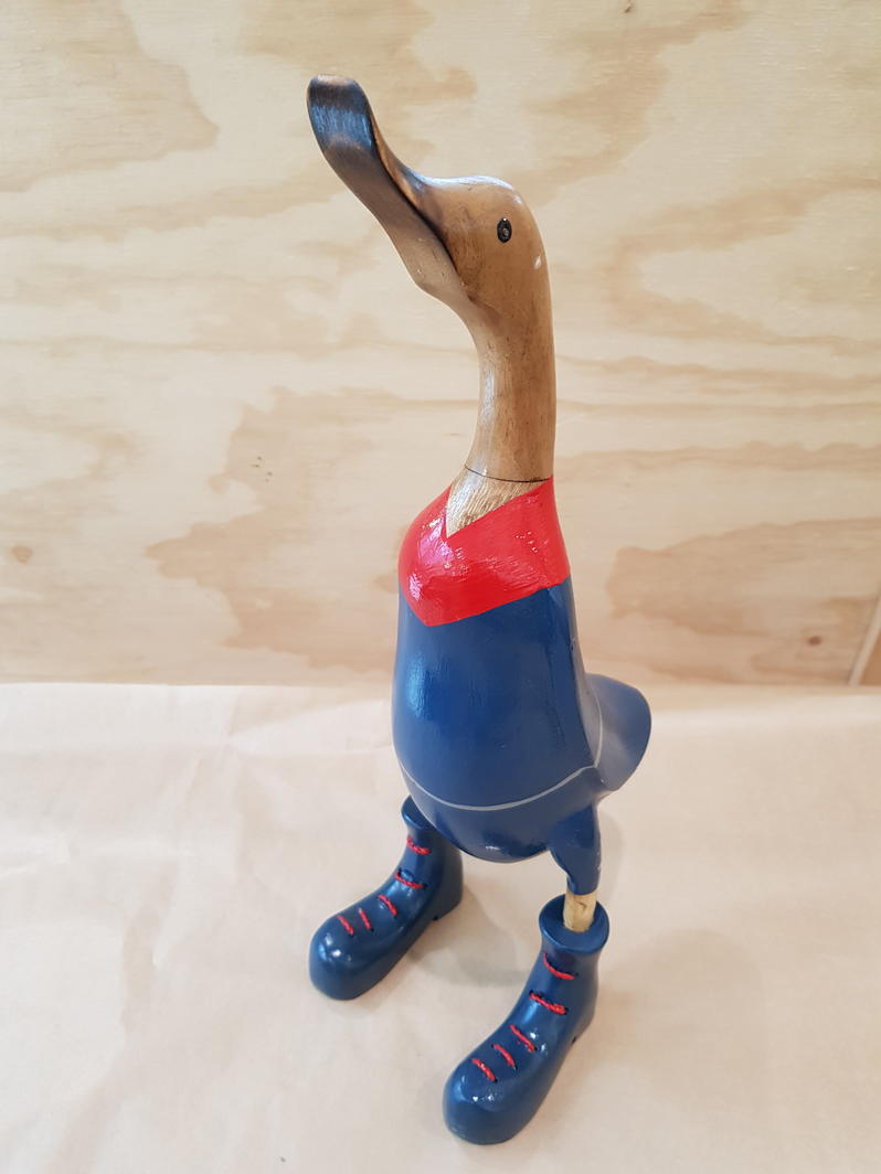 Footy Ducks Melbourne 40cm Large Wool World