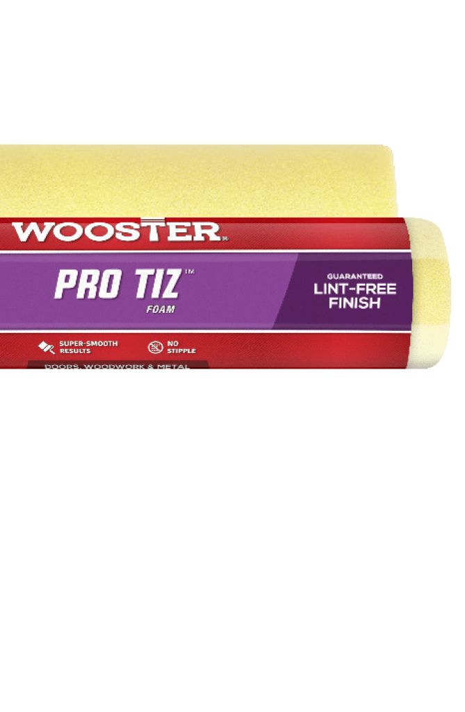 Pro Tiz Rollers Lint Free Foam Wooster Brush