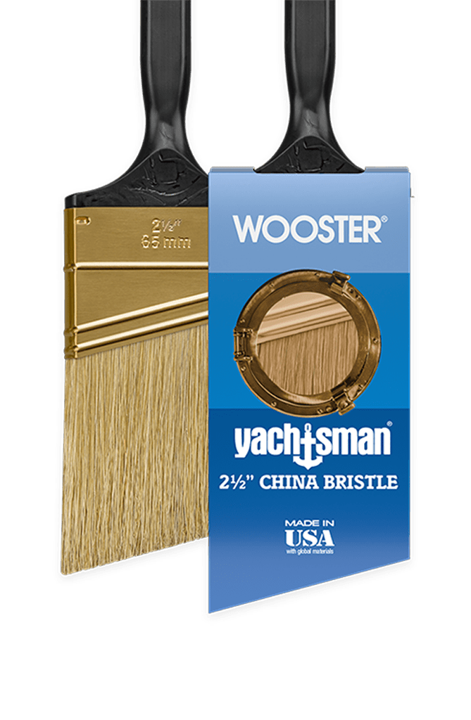 Yachtsman Brushes Smoothest Finish Wooster Brush