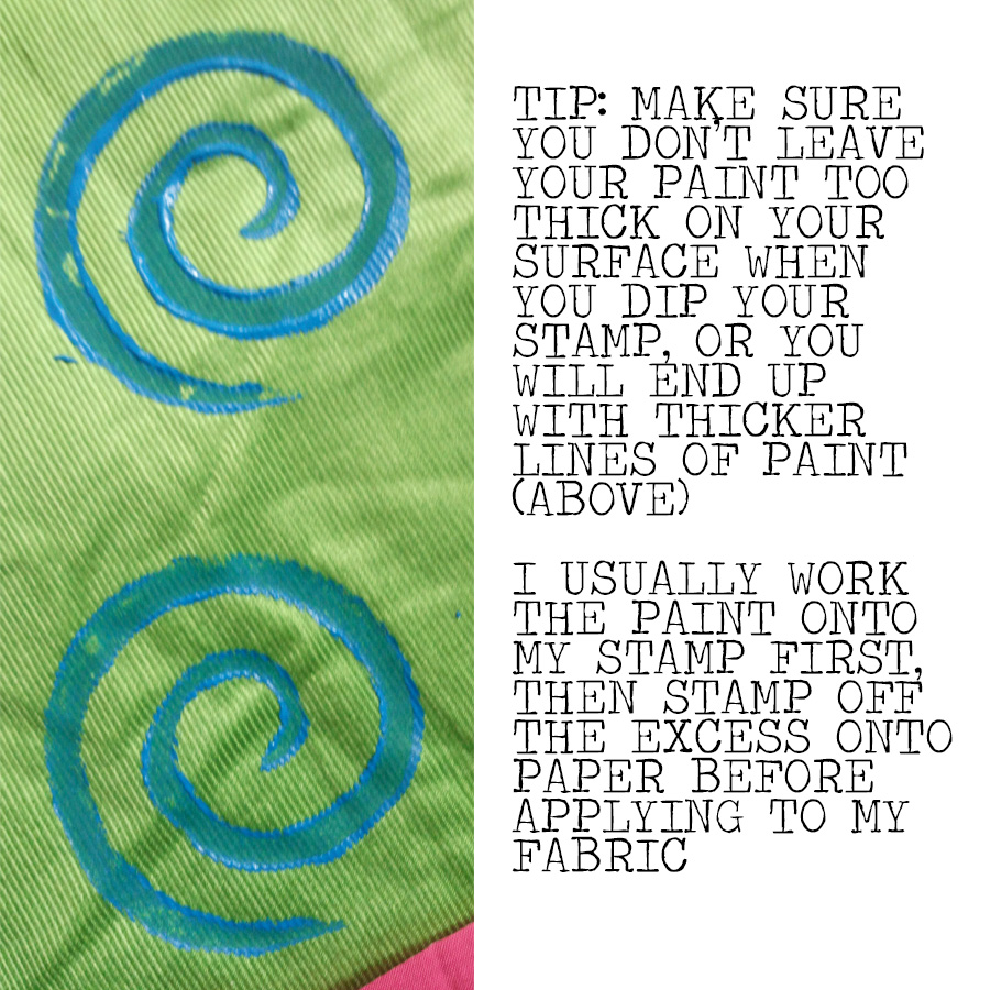 Fabric Stamps with Worbla Worbla Thermoplastics