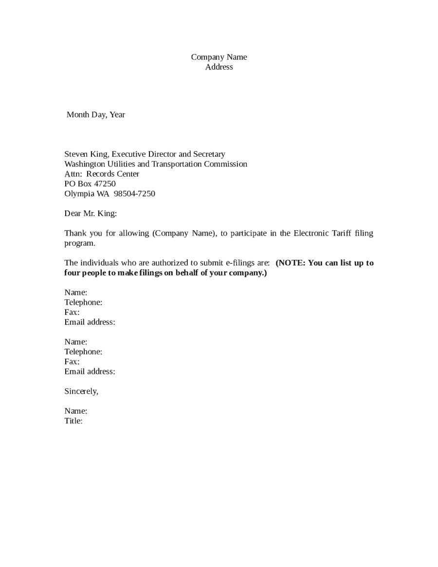 5+ BLS Authorization Letter Templates Word Excel Templates