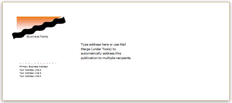 40 Editable Envelope Templates for MS Word Word & Excel Templates