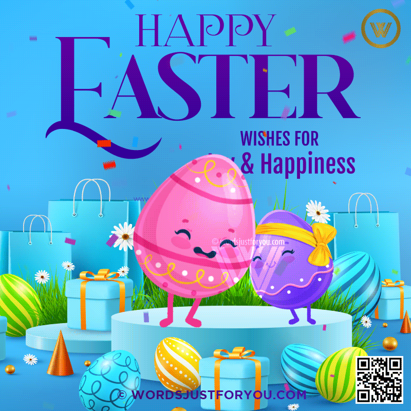 Happy Dancing Easter Eggs GIF » Original Creative