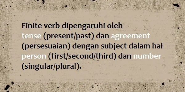 Finite Verb: Pengertian, Tipe, Contoh Kalimat - Materi Bahasa Inggris