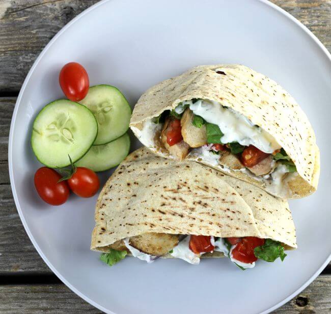 Easy Chicken Pita Words of Deliciousness
