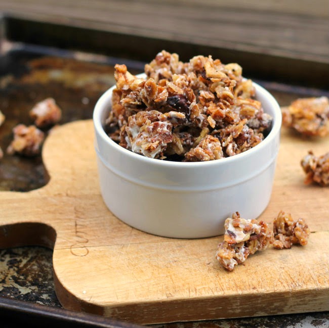 White Chocolate Apple Cinnamon Granola Words of Deliciousness