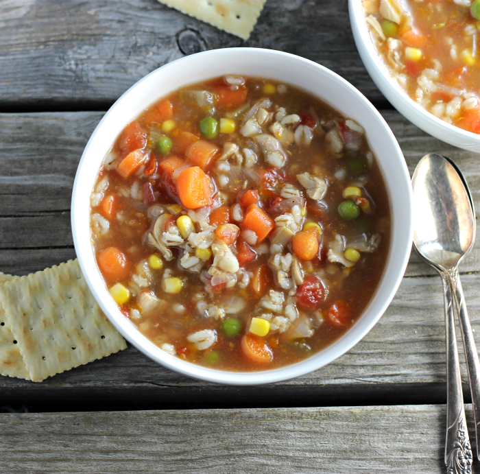 Vegetable Chicken Barley Soup Words of Deliciousness