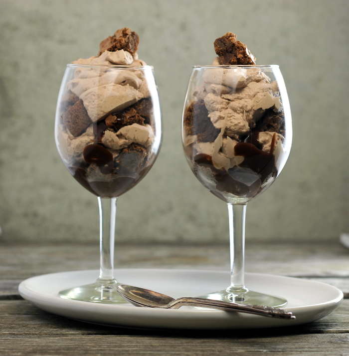 Brownie Parfait Words of Deliciousness