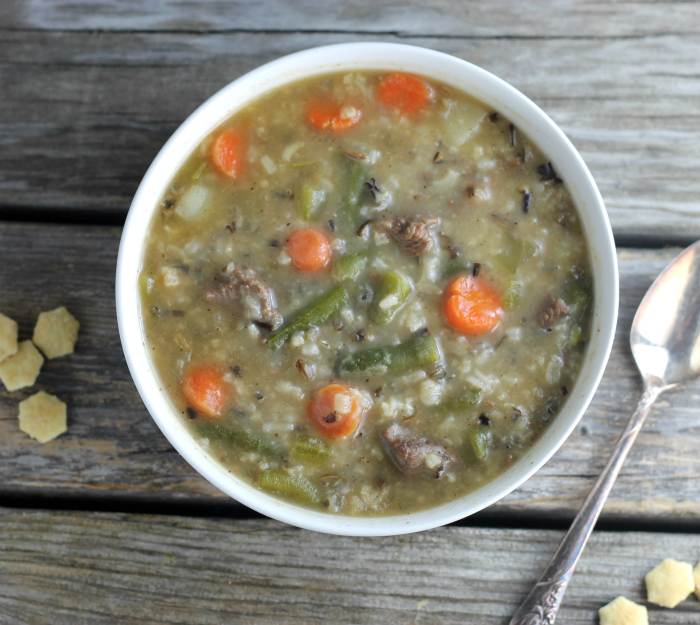 Beef Vegetable Rice Soup Words of Deliciousness