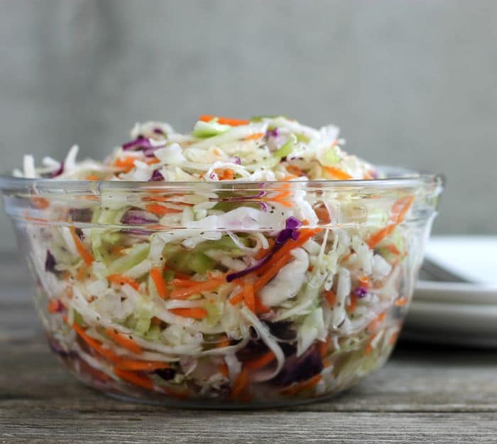 Vinegar Based Coleslaw Words of Deliciousness