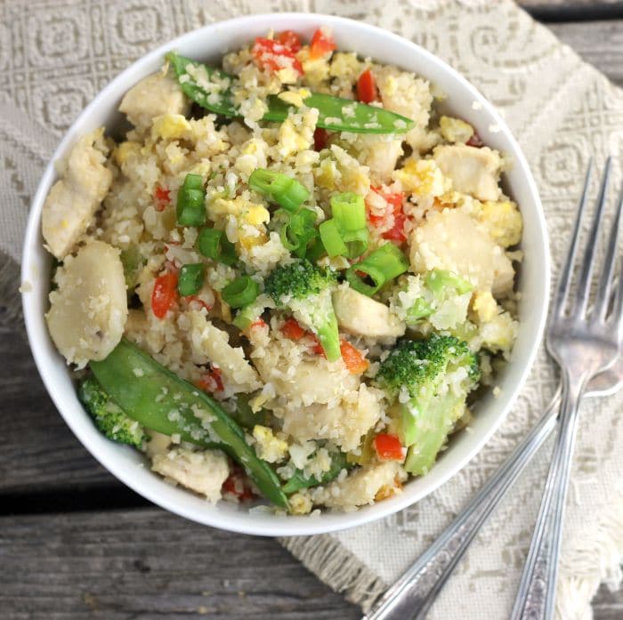 Chicken Cauliflower Fried Rice Words of Deliciousness