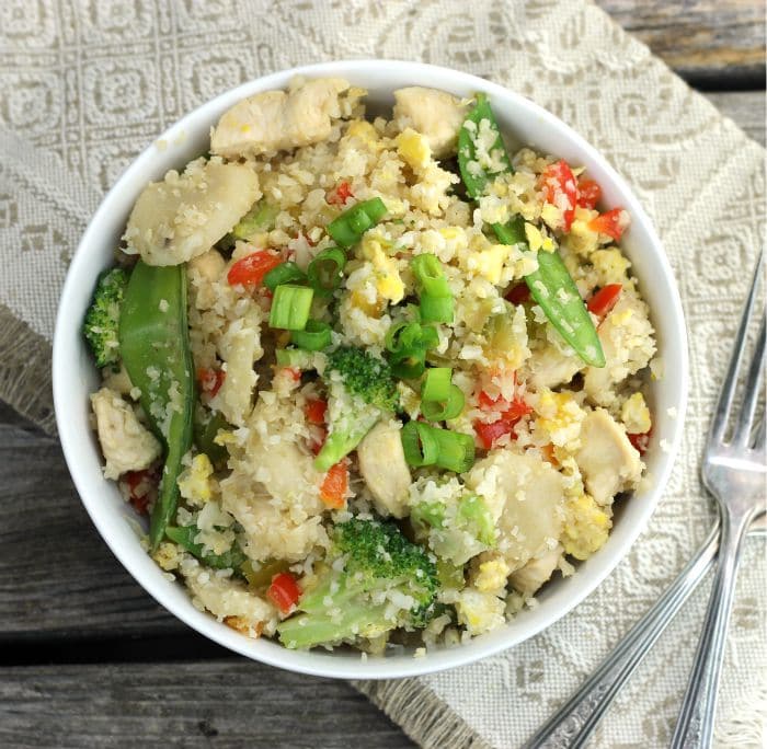 Chicken Cauliflower Fried Rice Words of Deliciousness