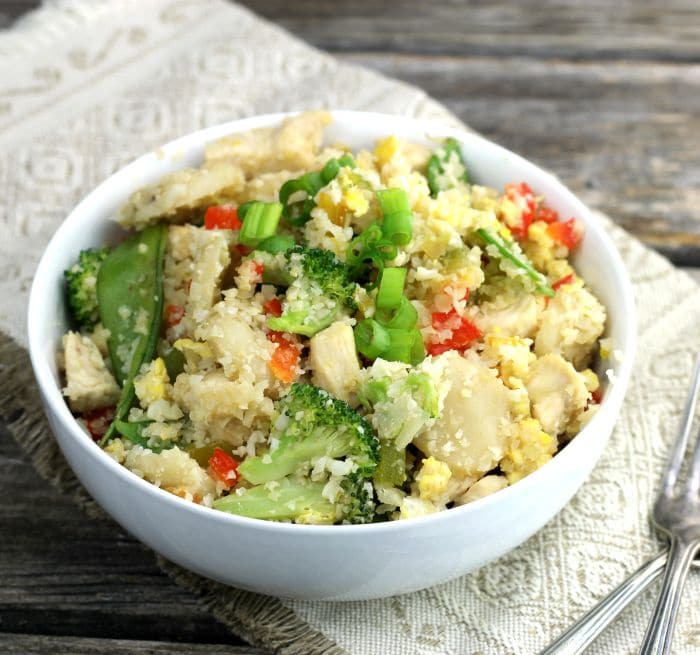 Chicken Cauliflower Fried Rice Words of Deliciousness
