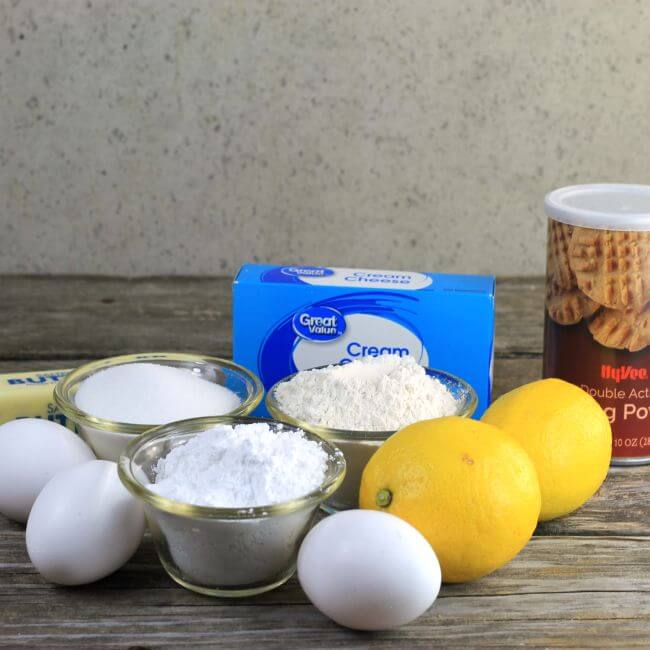 Lemon Cream Cheese Bars Words of Deliciousness