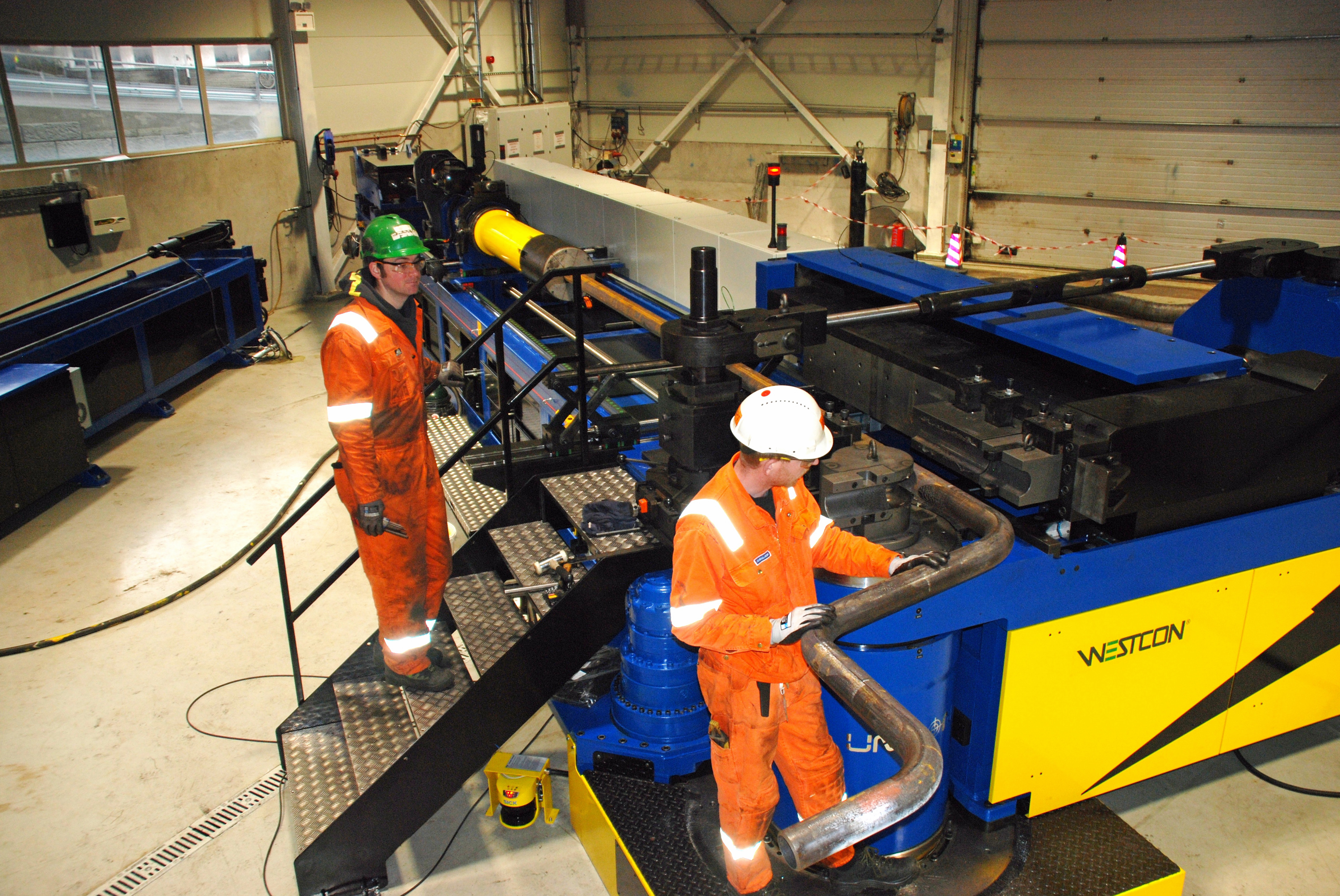 World’s most powerful allelectric pipe bending machine swings into