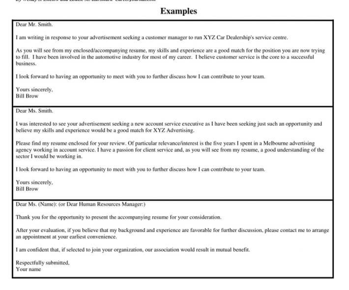 32 Email Cover Letter Samples How to Write (with Examples)