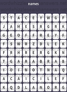 JAMES STACEY RONALD BARBARA ANTONIO FELICIA GEOFFREY FREDERICK