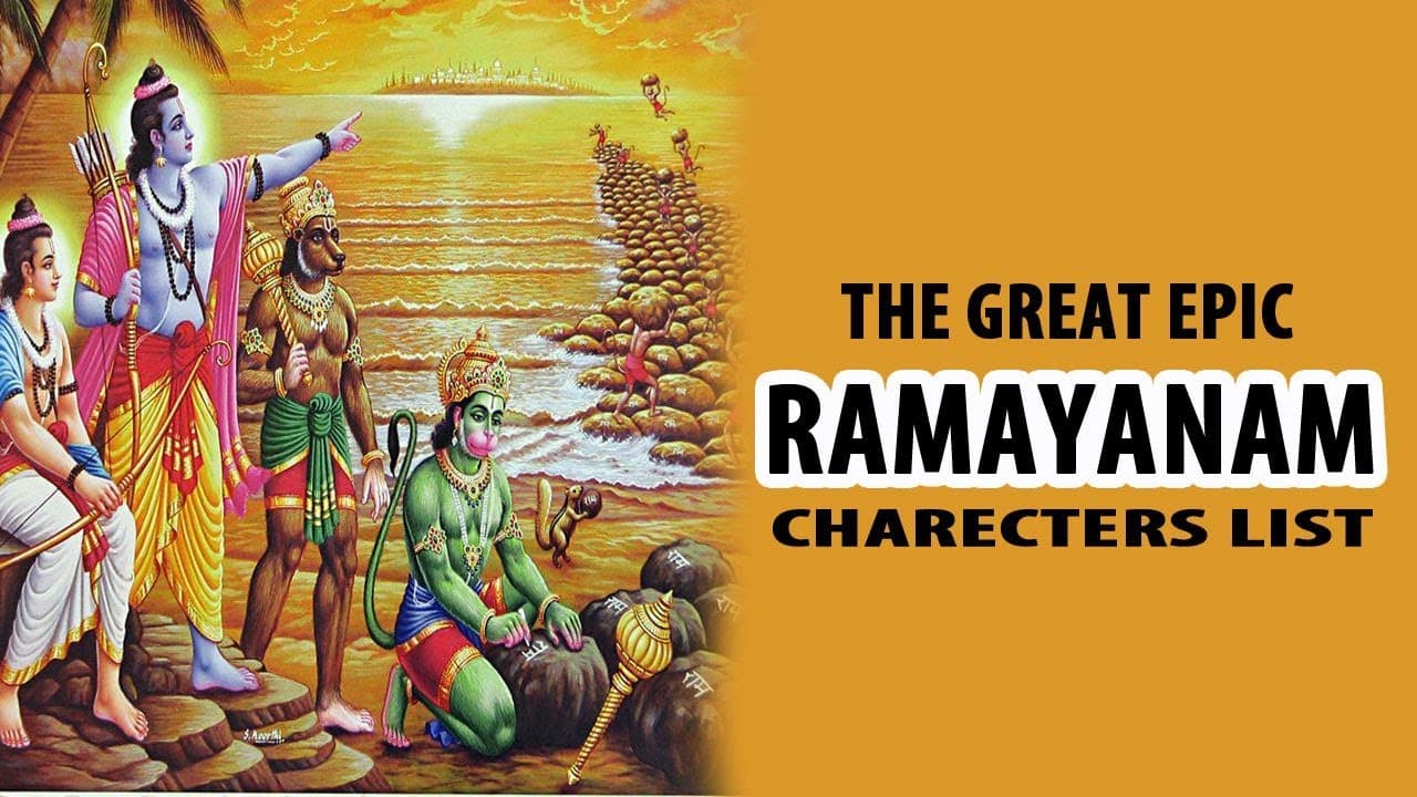 50 Characters in Ramayana The Great Hindu Epic Wordzz