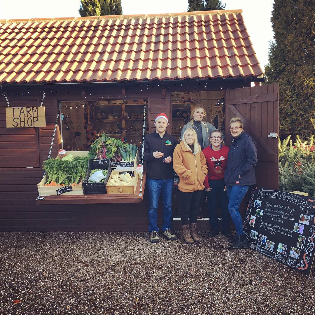Farm Shop open at Six Acre Nurseries Work Connections