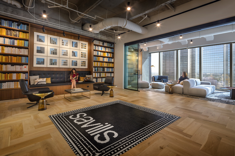 PDR Gives Savills A Sophisticated, LoungeLike Office