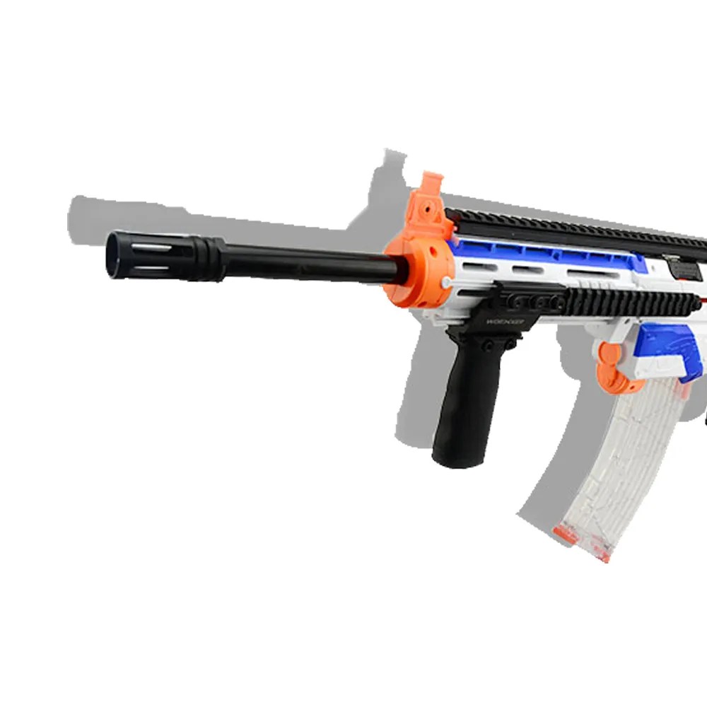 Worker Mod 50cm Extend Barrel Tube Extension for Nerf Blaster modifying Toy Color Black Worker