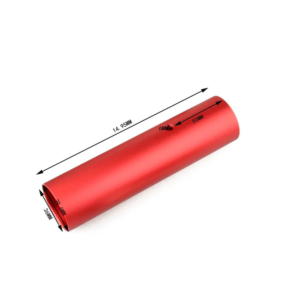 WORKER MOD Plunger Cylinder Tube alloy Red for Longshot / Terminator Blaster Toy Worker Nerf