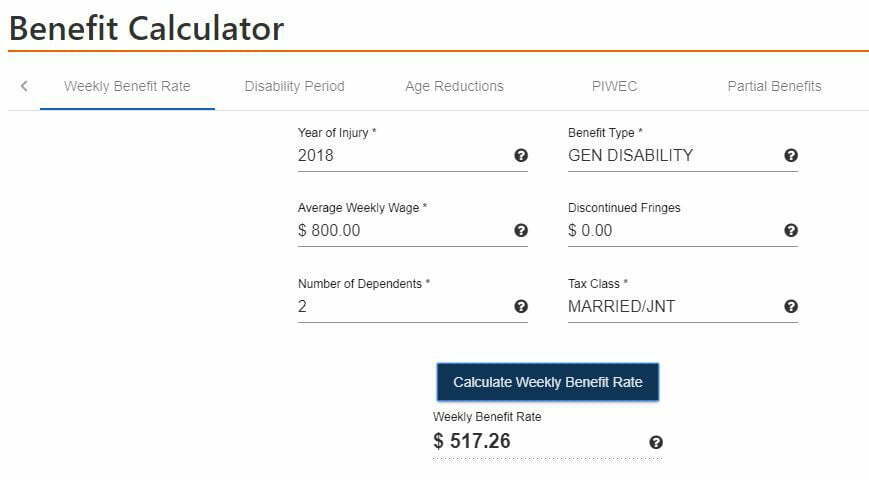 Benefit Calculator Update (2018)