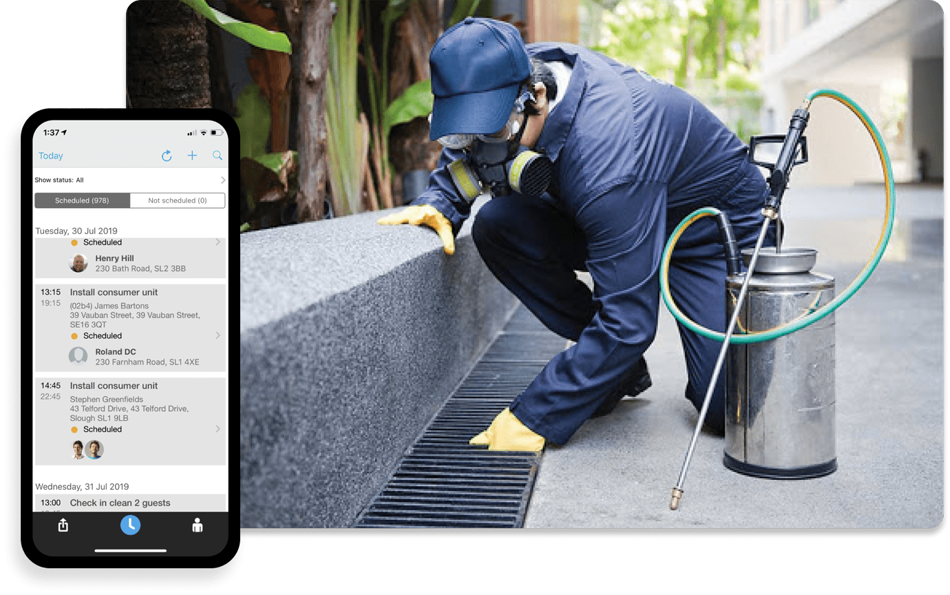 Pest Control Business Software & App Workforce.FM