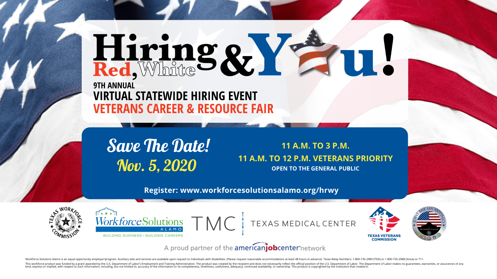 Hiring Red, White & You Workforce Solutions Alamo Workforce