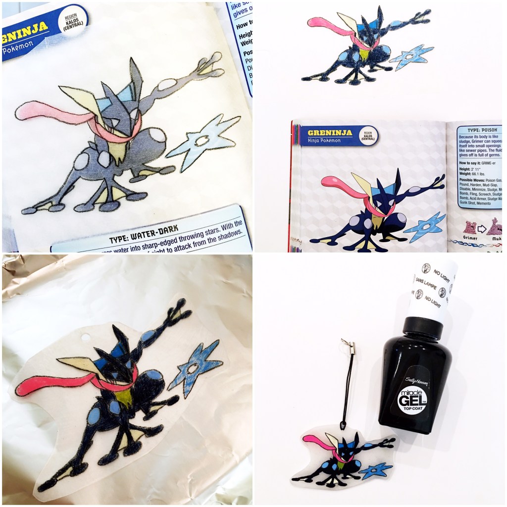 Shrinky Dinks Keychain 