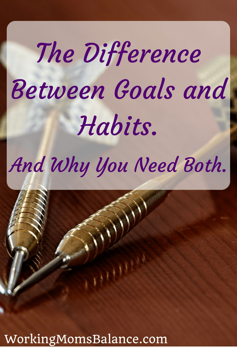 The difference between goals and habits. And why you need both