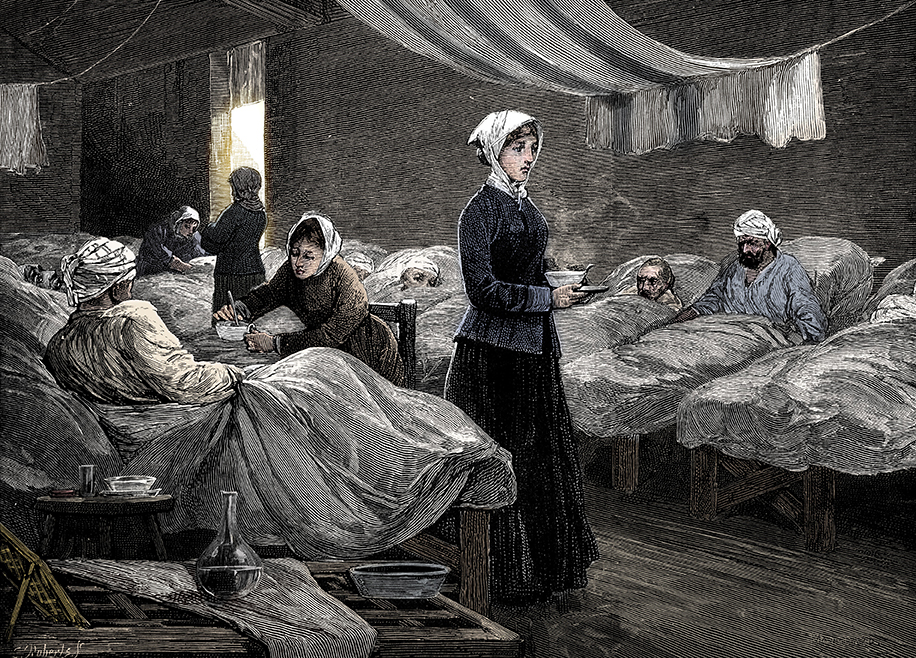 Nightingale in Crimea Working Nurse