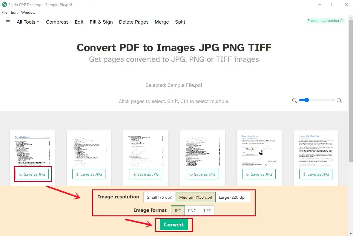 How to Convert a PDF to JPG Offline on Windows WorkinTool