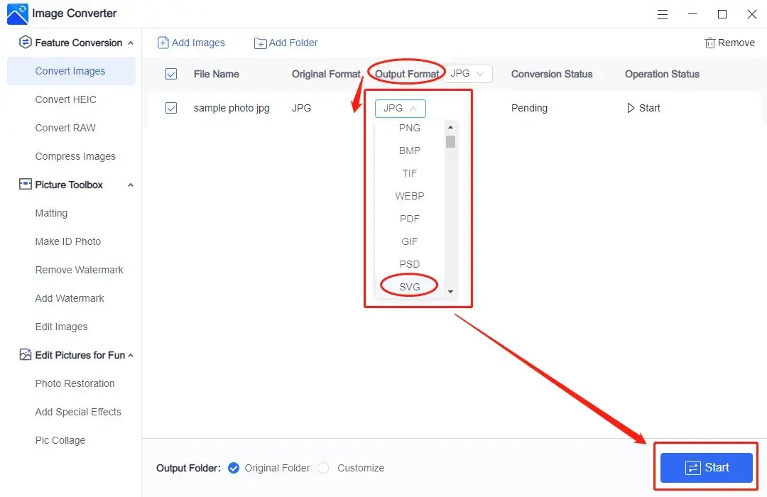 How to Convert JPG to SVG for FREE on Windows 2024 WorkinTool