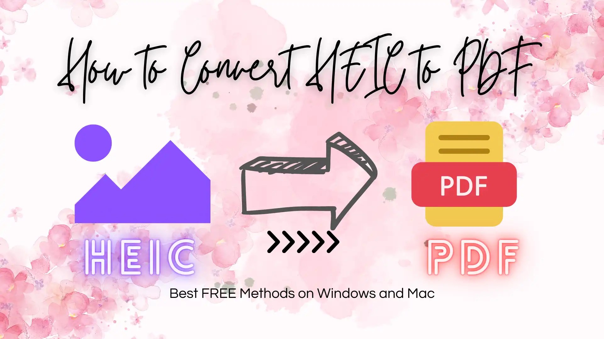 How to Convert HEIC to PDF on Windows and Mac Free