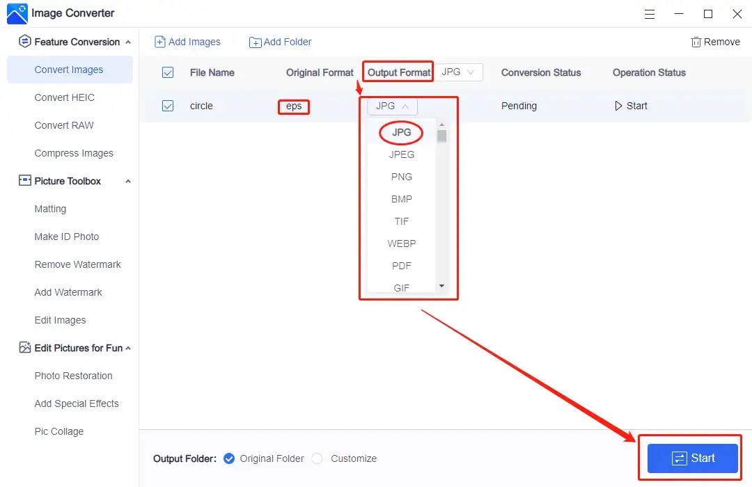 How to Convert EPS to JPG in Windows [2 FREE Solutions] WorkinTool