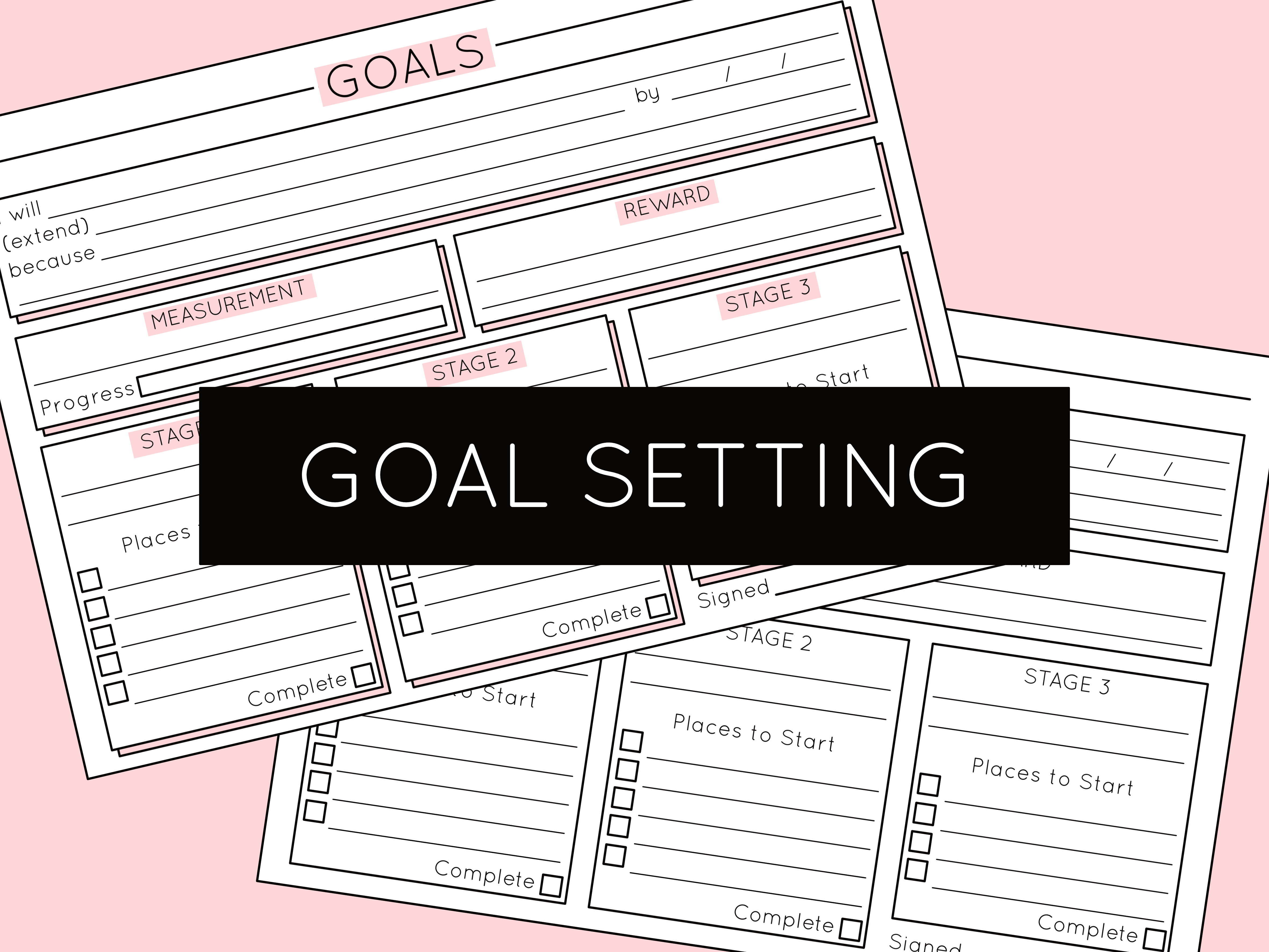 5 Tips for Setting Goals + FREE Printables – Work Over Easy