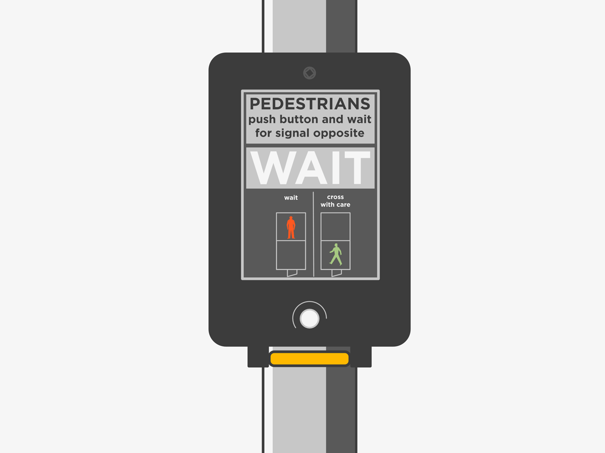 Design Story The Pedestrian Crossing Work Over Easy
