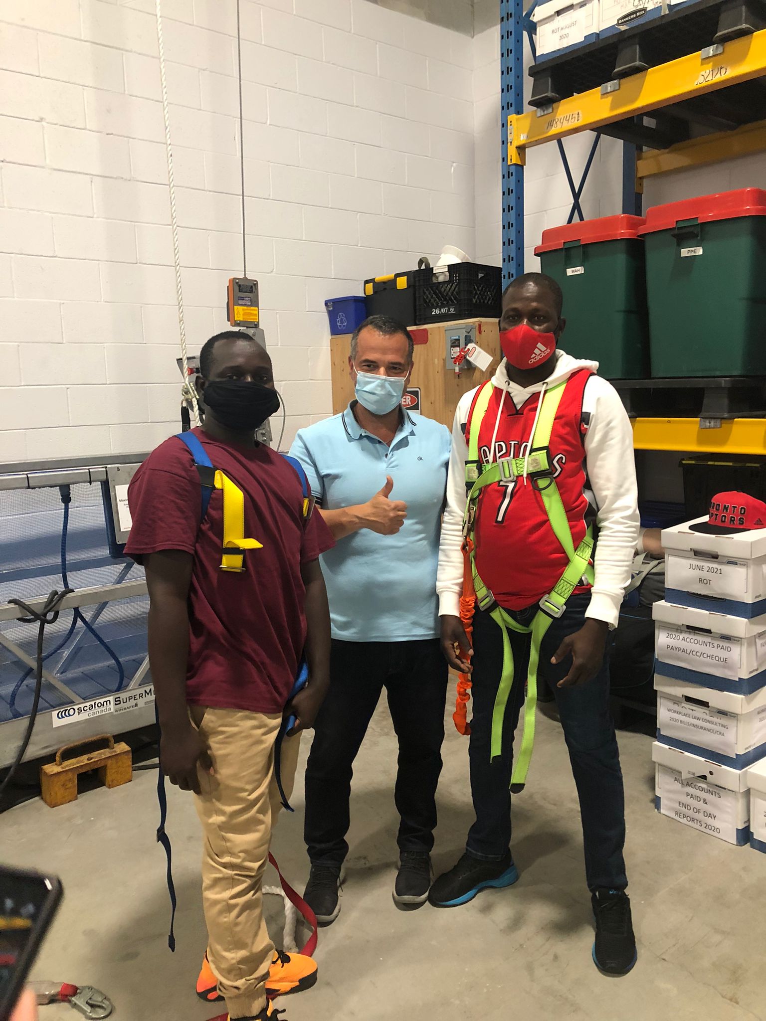 Certified to Work on A Construction Project. Working at Heights Training available in