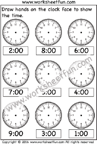 Time / Free Printable Worksheets – Worksheetfun