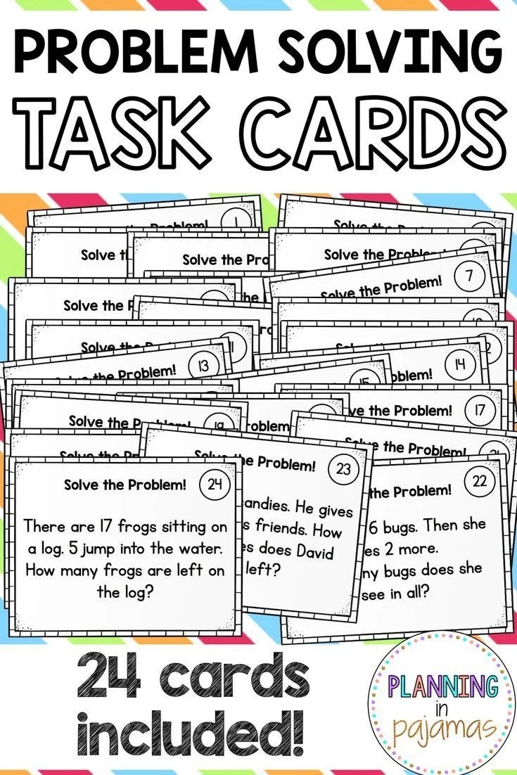 Addition And Subtraction Task Cards Worksheets Worksheet Hero