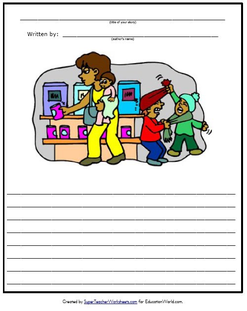 You Write The Story Helping Picture Worksheets WorksheetsCity