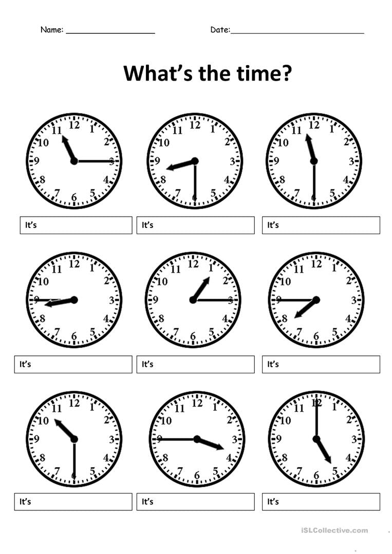 Write The Time Worksheets WorksheetsCity